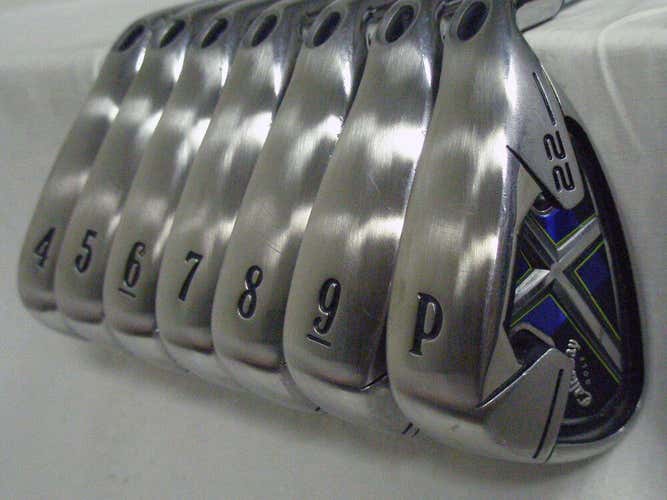 Callaway X-22 Irons Set 4-PW (Graphite, Senior) X22 Golf Clubs