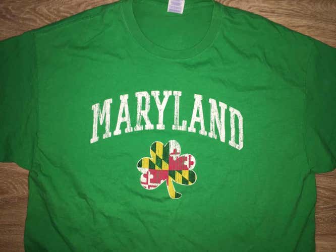 (XL) Maryland Terrapins Shamrock Shirt x