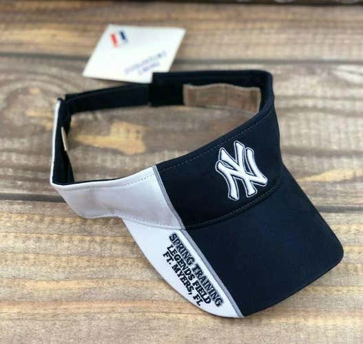 MLB New York Yankees Flex Brim Adjustable Visor Spring Training Ft Myers FL NWT