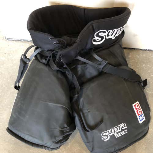 Black Large CCM Hockey Pants Senior