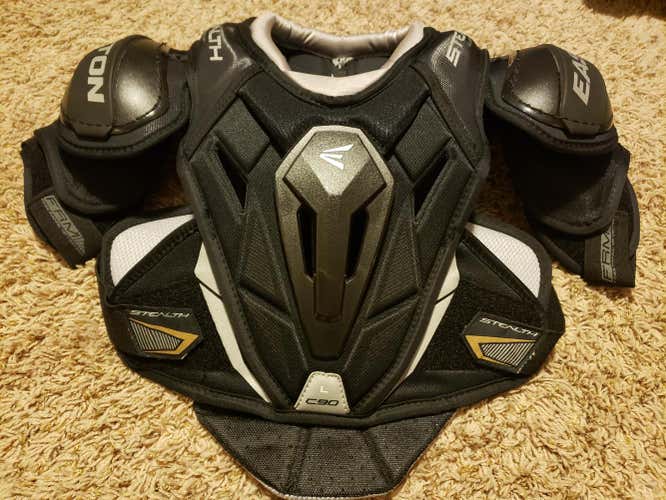 Large Easton Stealth C9.0 Shoulder Pads Junior