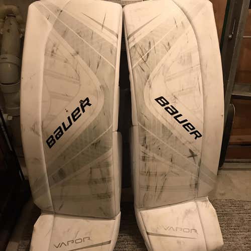 White  36" Vapor X700 Goalie Leg Pads Senior
