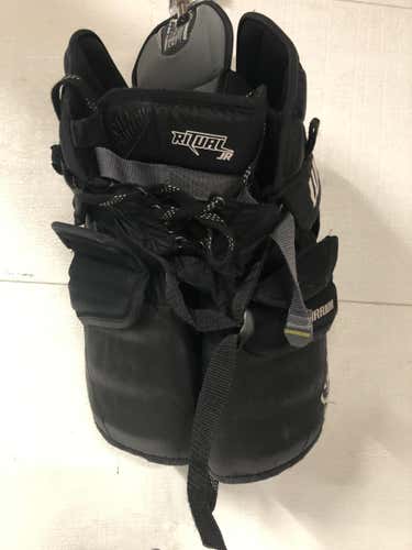 Black Junior Small Warrior Ritual Hockey Goalie Pants Junior