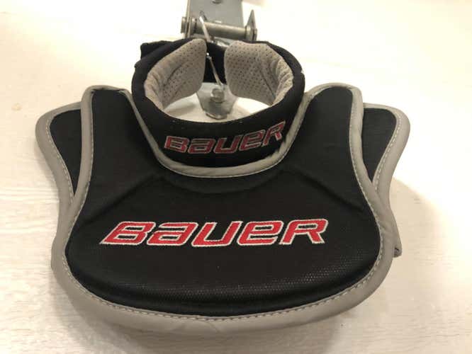 Bauer goalie throat protector