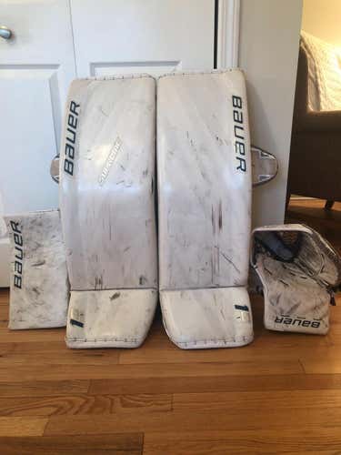 Custom Pro Bauer Supreme 1S Goalie Pad Set