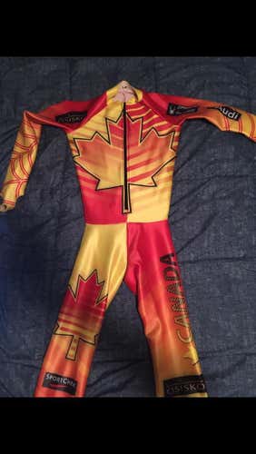 New Canada Ski Tea Large Spyder Ski Race Suit