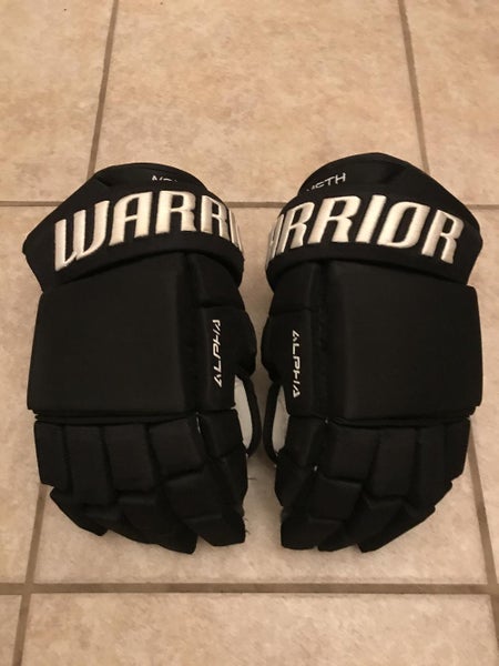 Black Warrior Alpha QX Gloves Senior Pro Stock will trade with like same BAUER GLOVES