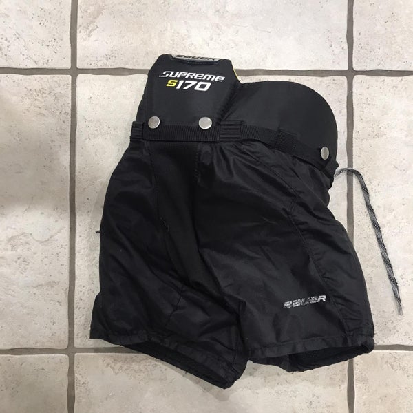 Black Small Supreme 1S Hockey Pants Youth