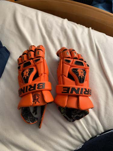 Orange  Player King Lacrosse Gloves