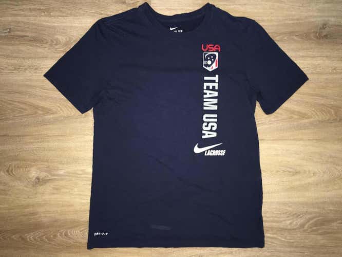 (Medium) Nike Team USA Lacrosse Dri-FIT Shirt