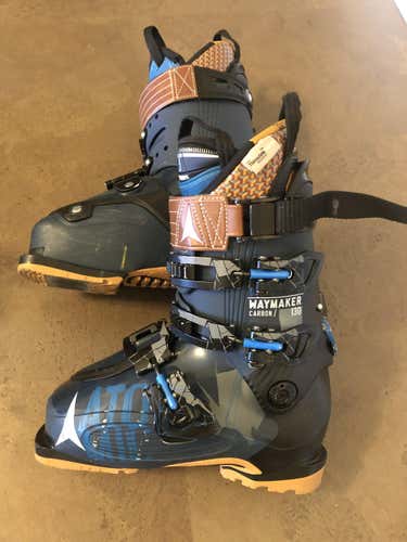 Atomic All Mountain Waymaker Carbon 130 Flex Ski Boots Size 24.5 (287mm sole length)