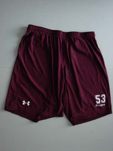 Under Armour football team issue workout shorts XL
