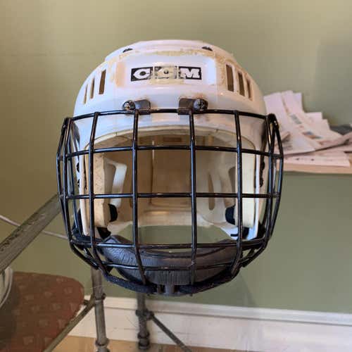 White  Youth  HT2 Helmet