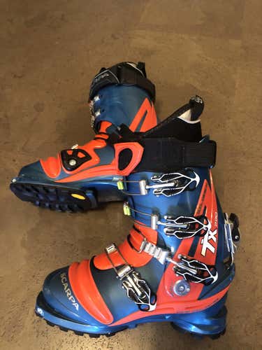Scarpa TX Pro NTN Telemark Ski Boots Size 25.5 Mondopoint