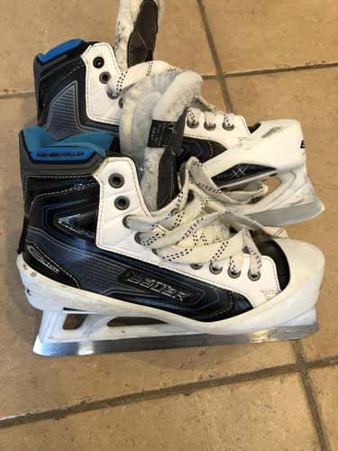 Bauer Reactor 9000 Goalie Skates Senior Size 8.5D w/ Step Steel