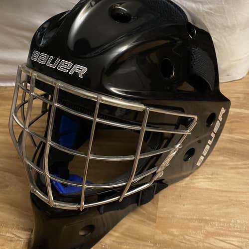 Black  NME 8 Goalie Mask Sr FIT 1