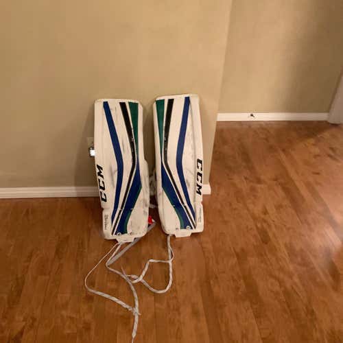 Blue 30" CCM Premier R1.5 Goalie Leg Pads Intermediate (Great Condition)