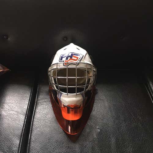 White  NME 3 Goalie Mask Senior