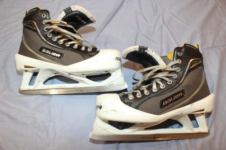 Bauer Supreme One80 Goalie Skates Senior Size 8 Regular US: Size 10 Flex Heel