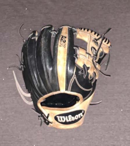 Black  A2K 1787 Baseball Glove Adult