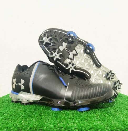 Under Armour Jordan Spieth One Golf Shoes Black Blue 1288574-001 Size 7