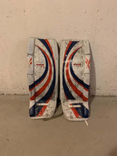 Red  30" 7k Goalie Leg Pads Junior