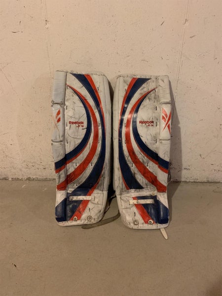 Red 30" 7k Goalie Leg Pads Junior