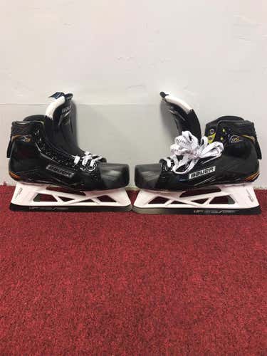 New Bauer 2s Pro  Goalie Skates Pro Stock Size 8EE Item#UNGS1