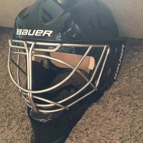 Black  NME3 Goalie Mask Senior