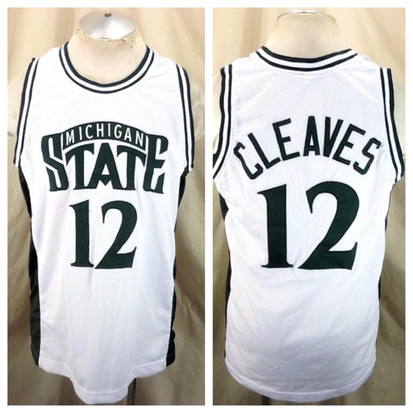 Michigan State Spartans Mateen Cleaves #12 (Large) Retro Stitched NCAA Basketball Jersey