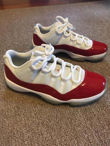 RARE - Jordan Retro 11 Lows - Cherry Red (Size: 9.5)