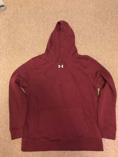 Under Armour Maroon Hoodie - Size: Adult Large