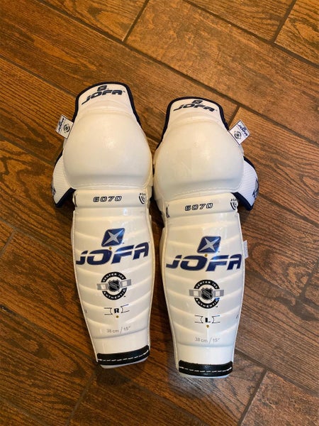 New Pro Stock Jofa Shin Pads 15” Made In Sweden
