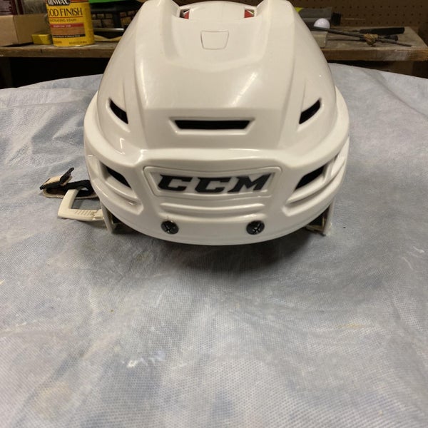 White Medium Resistance 300 Helmet Pro Stock