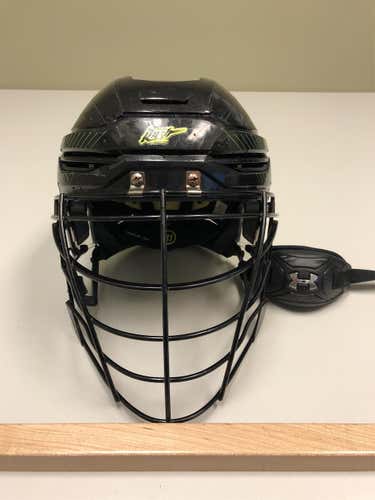 NLL Saskatchewan Rush Adult Medium Warrior Helmet W/ Under Armour Cage