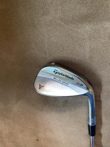 Men's Milled Grind Satin Chrome Wedge 48* Stiff Flex Steel Shaft