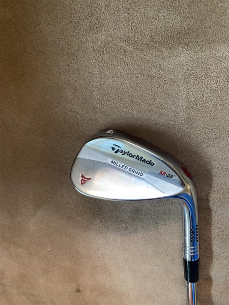 Men's Milled Grind Satin Chrome Wedge 48* Stiff Flex Steel Shaft