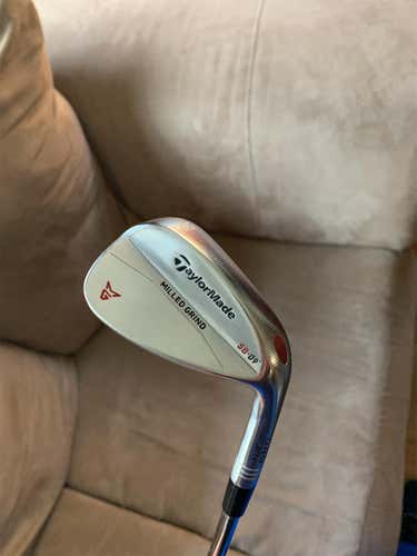 Men's Milled Grind Satin Chrome Wedge 52* Stiff Flex Steel Shaft