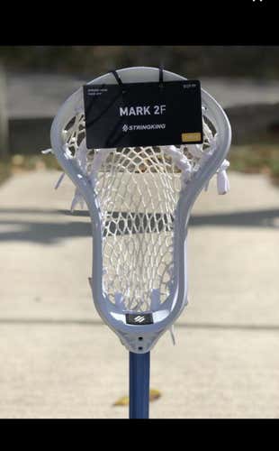 BRAND NEW StringKing Mark 2F Head with StringKing 4F Faceoff Mesh