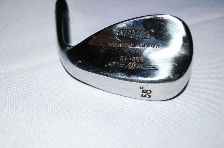 58 DEGREE WEDGE TITLEIST BV VOKEY 258.12 RH 34.5" STEEL WEDGE NEW GRIP