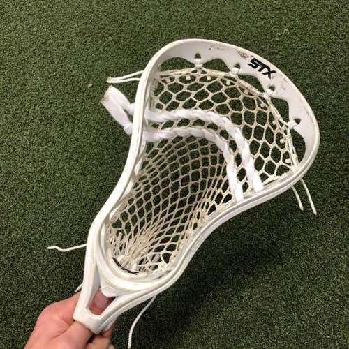 White STX X10 Head Strung With StringKing 4S