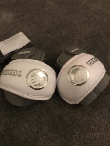 White New Large Rome Arm Pads