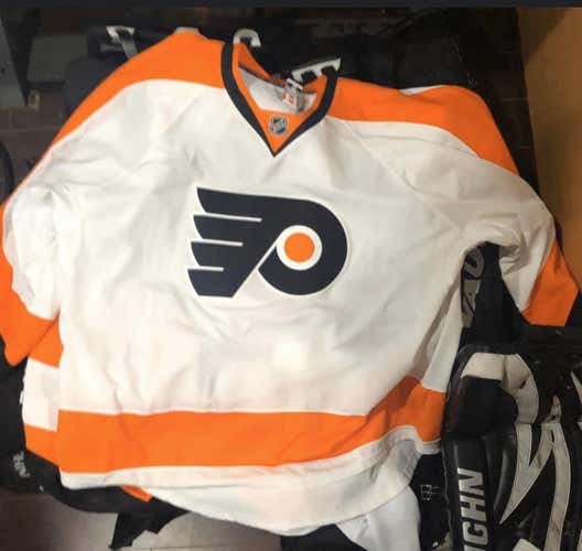 Brand New Authentic Flyers Goalie Cut Jersey 58G