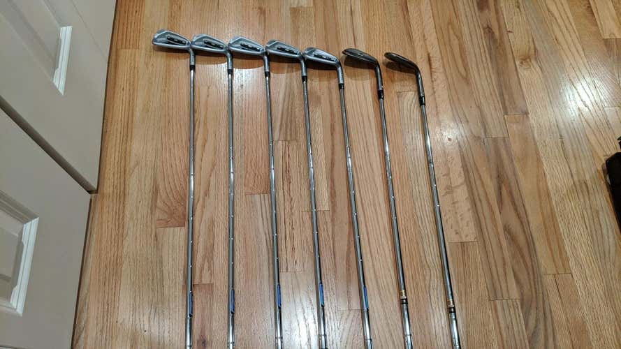 Men's Ping I20 green dot Iron Set Regular Flex Steel Shaft + 2 Titleist wedges