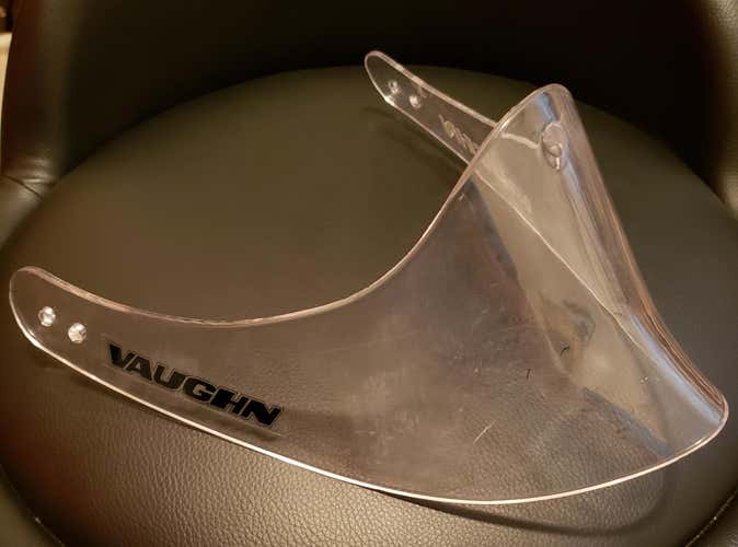 Vaughn Goalie Throat Neck Protector- Senior- Clear