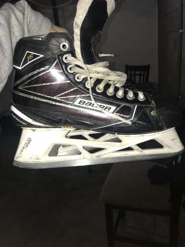 Senior Bauer Supreme 1S Hockey Goalie Skates D&R (Regular) Size 10