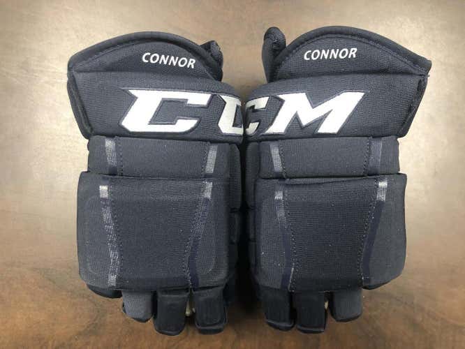 NEW! CCM TACKS WINNIPEG JETS NHL PRO STOCK HOCKEY GLOVES 14" CONNOR SB