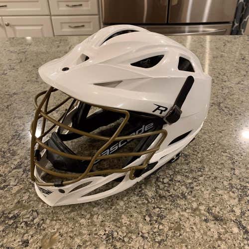 White Adult Player R Helmet