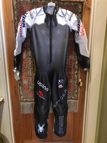 Women's 2019 U.S. Ski Team Small Spyder Ski Suit (FIS Legal)