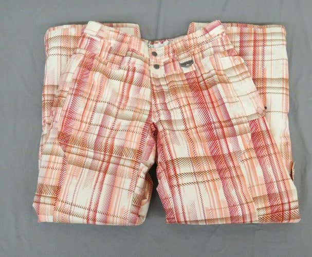 Oakley Red/White Thinsulate Insulated Waterproof Breathable Ski/Snow Pants Small